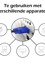 Nomfy VGA naar VGA Adapter Kabel Converter - VGA naar VGA 1080p Kwaliteit - 150 cm - Blauw