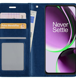 NoXx NoXx OnePlus Nord CE 3 Lite Hoesje Bookcase - Donkerblauw
