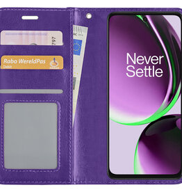 NoXx NoXx OnePlus Nord CE 3 Lite Hoesje Bookcase - Paars