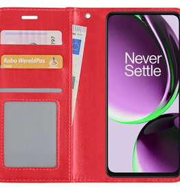 NoXx NoXx OnePlus Nord CE 3 Lite Hoesje Bookcase - Rood
