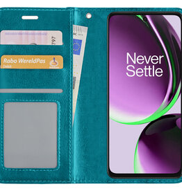 NoXx NoXx OnePlus Nord CE 3 Lite Hoesje Bookcase - Turquoise