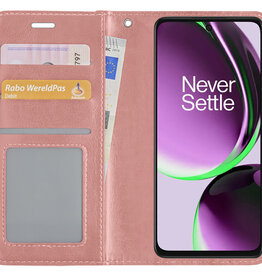 NoXx NoXx OnePlus Nord CE 3 Lite Hoesje Bookcase - Rose Goud