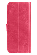 Nomfy Hoesje Geschikt voor OnePlus Nord CE 3 Lite Hoes Bookcase Flipcase Book Cover - Hoes Geschikt voor OnePlus Nord CE 3 Lite Hoesje Book Case - Donkerroze