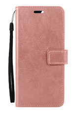 Nomfy Hoesje Geschikt voor OnePlus Nord CE 3 Lite Hoes Bookcase Flipcase Book Cover - Hoes Geschikt voor OnePlus Nord CE 3 Lite Hoesje Book Case - Rosé goud