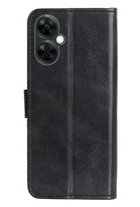 BASEY. Hoes Geschikt voor OnePlus Nord CE 3 Lite Hoesje Bookcase Hoes Flip Case Book Cover Met Screenprotector - Hoesje Geschikt voor OnePlus Nord CE 3 Lite Hoes Book Case Hoesje - Zwart
