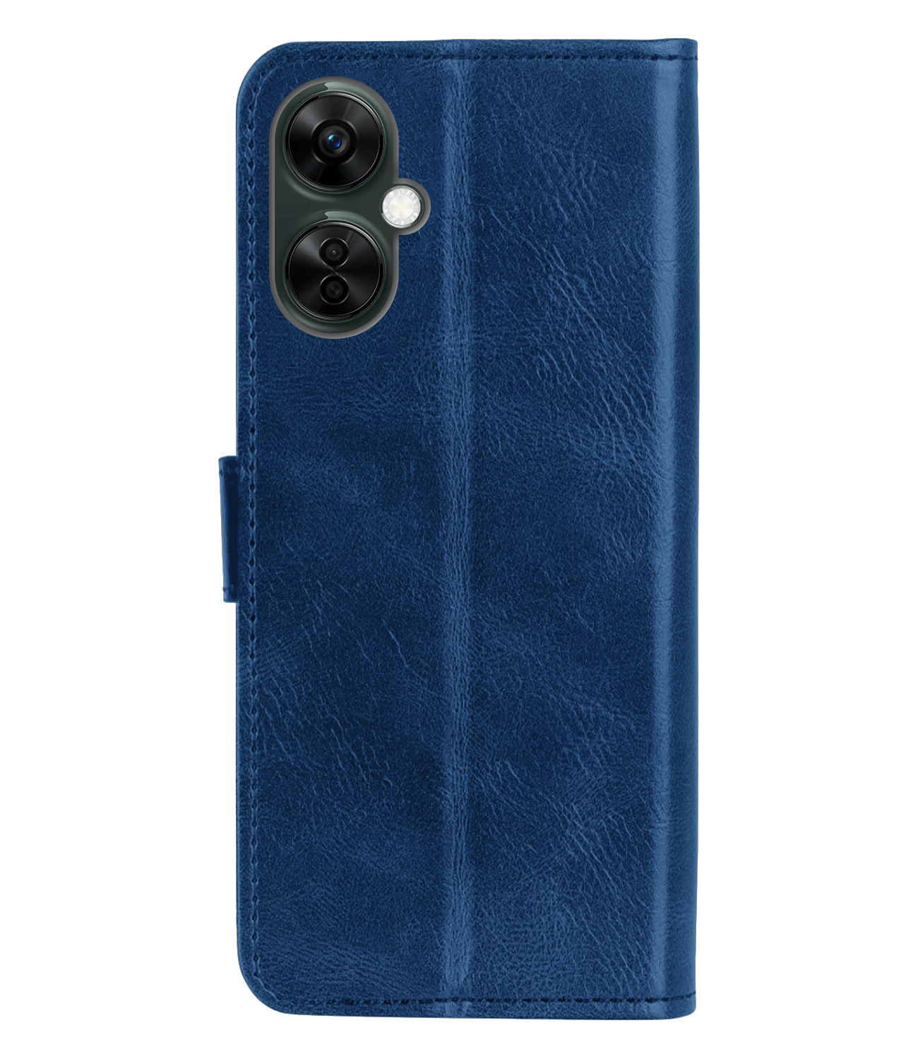 NoXx Hoes Geschikt voor OnePlus Nord CE 3 Lite Hoesje Book Case Hoes Flip Cover Wallet Bookcase Met Screenprotector - Donkerblauw