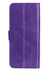 Nomfy Hoesje Geschikt voor OnePlus Nord CE 3 Lite Hoes Bookcase Flipcase Book Cover Met 2x Screenprotector - Hoes Geschikt voor OnePlus Nord CE 3 Lite Hoesje Book Case - Paars