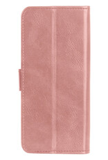 Nomfy Hoesje Geschikt voor OnePlus Nord CE 3 Lite Hoes Bookcase Flipcase Book Cover Met 2x Screenprotector - Hoes Geschikt voor OnePlus Nord CE 3 Lite Hoesje Book Case - Rosé goud