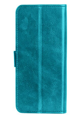 Nomfy Hoesje Geschikt voor OnePlus Nord CE 3 Lite Hoes Bookcase Flipcase Book Cover Met 2x Screenprotector - Hoes Geschikt voor OnePlus Nord CE 3 Lite Hoesje Book Case - Turquoise