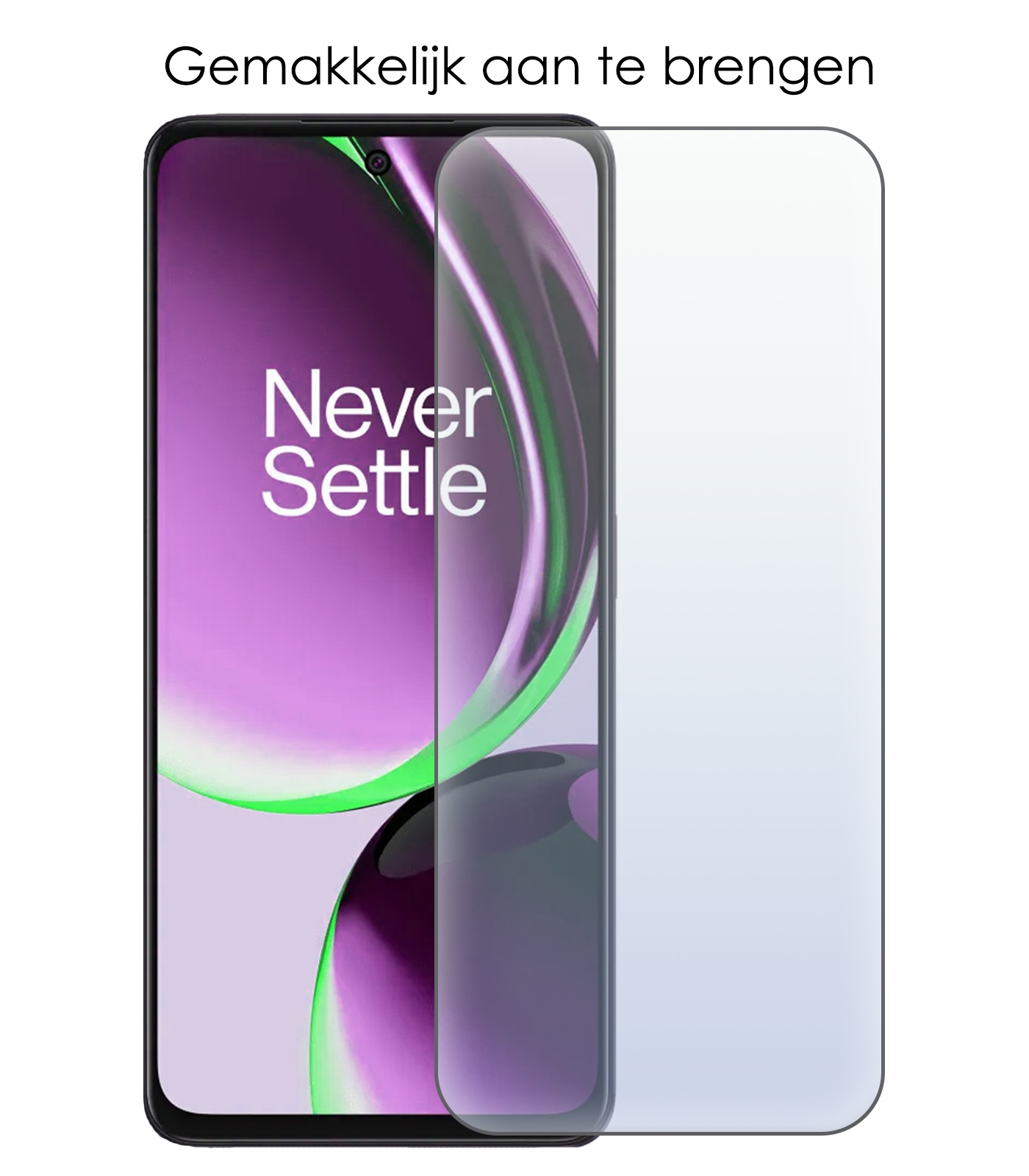 NoXx Hoes Geschikt voor OnePlus Nord CE 3 Lite Hoesje Book Case Hoes Flip Cover Wallet Bookcase Met 2x Screenprotector - Donkerblauw