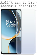 BASEY. Hoes Geschikt voor OnePlus Nord CE 3 Lite Hoesje Bookcase Hoes Flip Case Book Cover Met 2x Screenprotector - Hoesje Geschikt voor OnePlus Nord CE 3 Lite Hoes Book Case Hoesje - Wit
