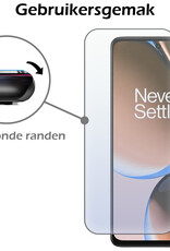 Nomfy Hoesje Geschikt voor OnePlus Nord CE 3 Lite Hoes Bookcase Flipcase Book Cover Met 2x Screenprotector - Hoes Geschikt voor OnePlus Nord CE 3 Lite Hoesje Book Case - Rosé goud