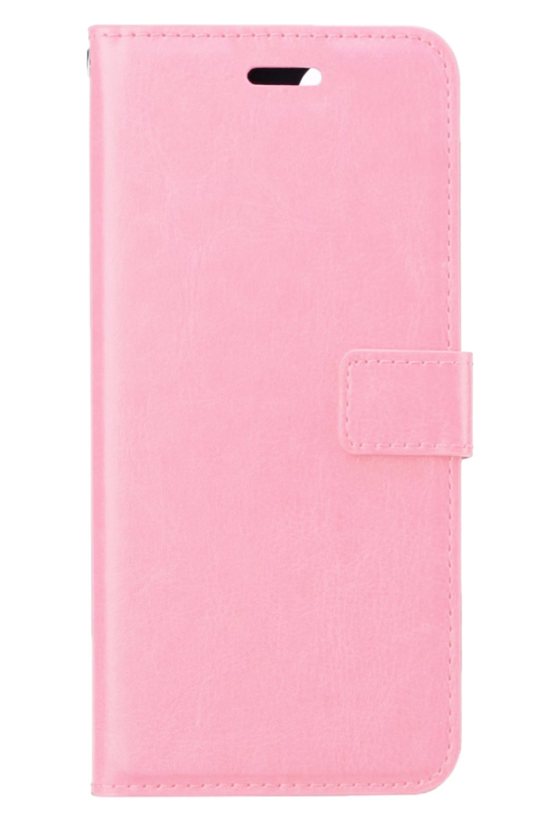 BASEY. Hoes Geschikt voor OnePlus Nord CE 3 Lite Hoesje Bookcase Hoes Flip Case Book Cover - Hoesje Geschikt voor OnePlus Nord CE 3 Lite Hoes Book Case Hoesje - Lichtroze
