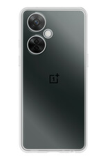 BASEY. Hoes Geschikt voor OnePlus Nord CE 3 Lite Hoesje Siliconen Back Cover Case - Hoesje Geschikt voor OnePlus Nord CE 3 Lite Hoes Cover Hoesje - Transparant