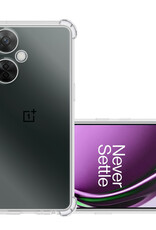 NoXx Hoes Geschikt voor OnePlus Nord CE 3 Lite Hoesje Siliconen Cover Shock Proof Back Case Shockproof Hoes - Transparant