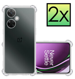 NoXx NoXx OnePlus Nord CE 3 Lite Hoesje Shockproof Transparant - 2 PACK