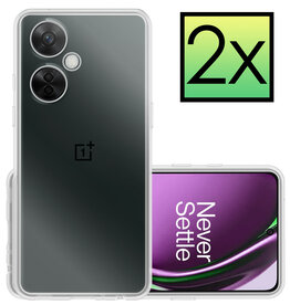 NoXx NoXx OnePlus Nord CE 3 Lite Hoesje Siliconen - Transparant - 2 PACK