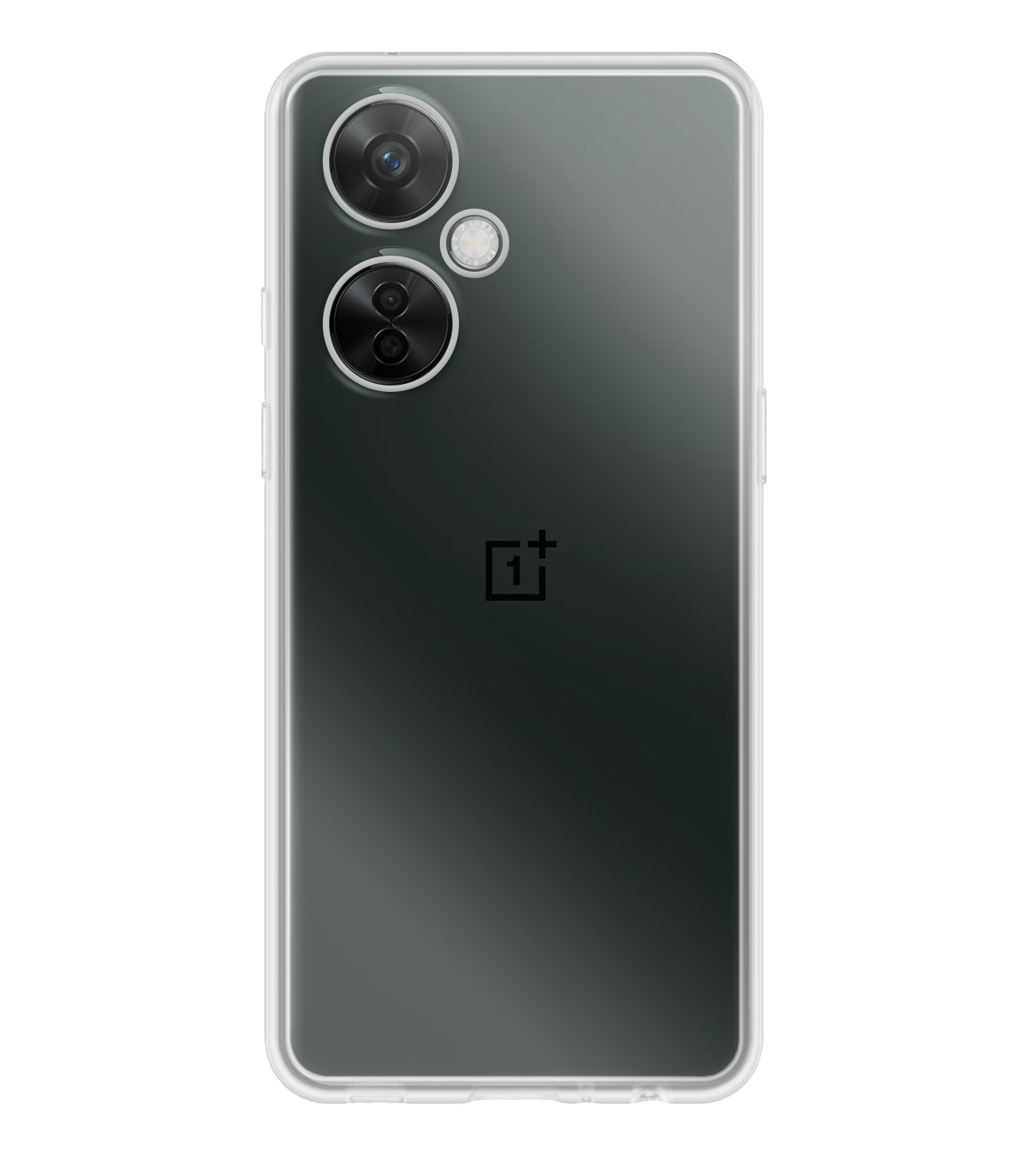 BASEY. Hoes Geschikt voor OnePlus Nord CE 3 Lite Hoesje Siliconen Back Cover Case Met Screenprotector - Hoesje Geschikt voor OnePlus Nord CE 3 Lite Hoes Cover Hoesje - Transparant