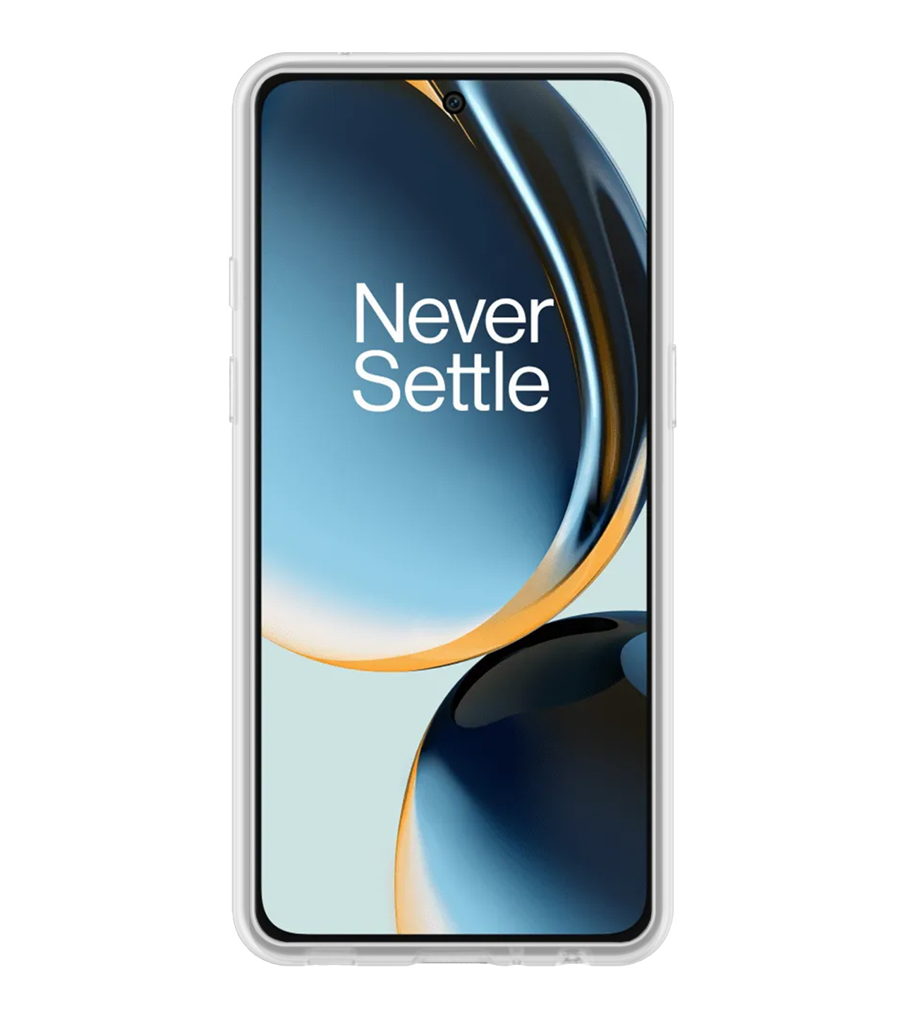 BASEY. Hoes Geschikt voor OnePlus Nord CE 3 Lite Hoesje Siliconen Back Cover Case Met 2x Screenprotector - Hoesje Geschikt voor OnePlus Nord CE 3 Lite Hoes Cover Hoesje - Transparant