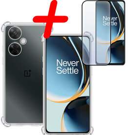 BASEY. BASEY. OnePlus Nord CE 3 Lite Hoesje Shockproof Met Screenprotector