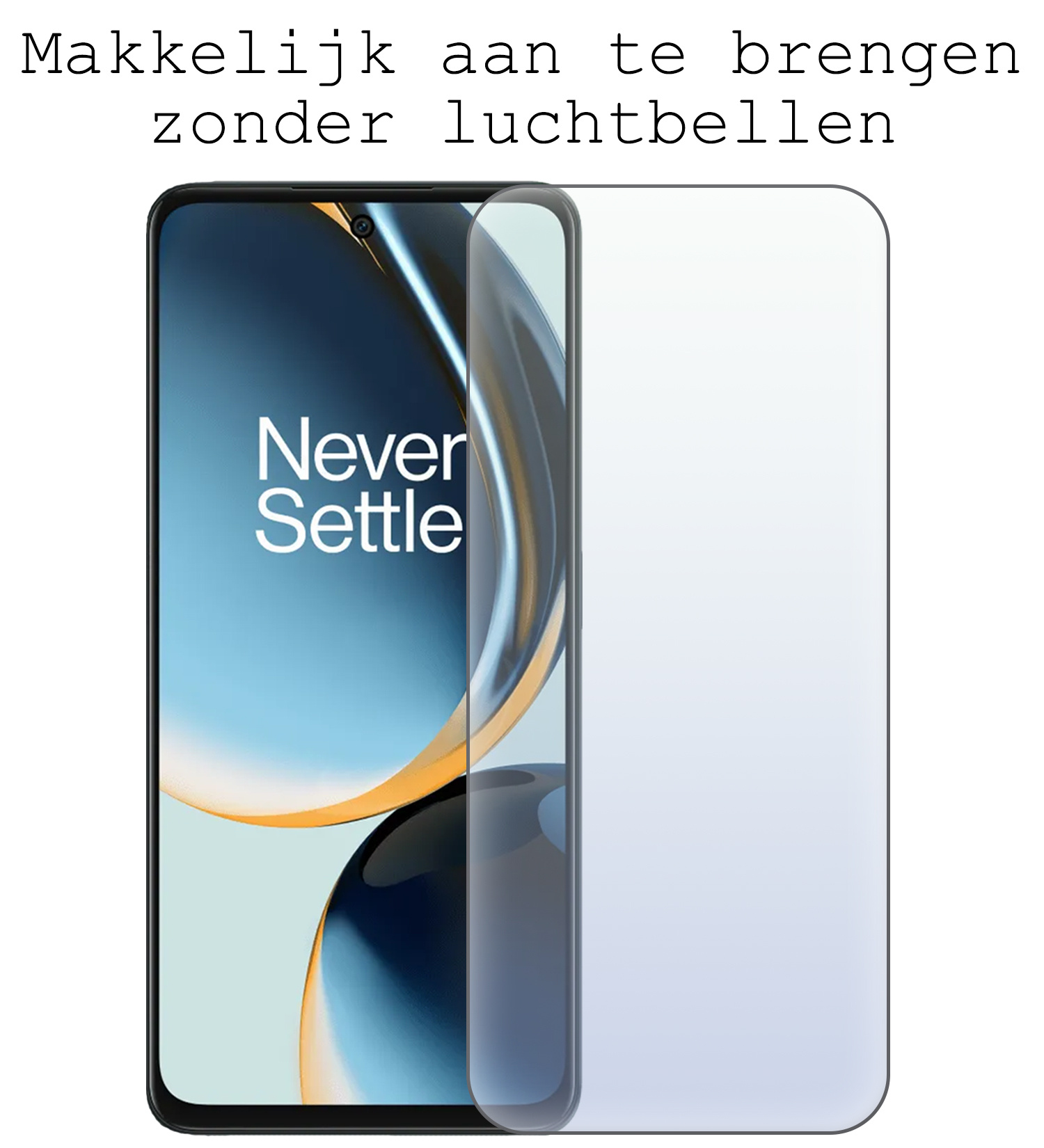 BASEY. Hoes Geschikt voor OnePlus Nord CE 3 Lite Hoesje Shock Proof Case Hoes Siliconen Met 2x Screenprotector - Hoesje Geschikt voor OnePlus Nord CE 3 Lite Hoes Cover Shockproof - Transparant