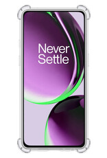 NoXx Hoes Geschikt voor OnePlus Nord CE 3 Lite Hoesje Siliconen Cover Shock Proof Back Case Shockproof Hoes Met 2x Screenprotector - Transparant
