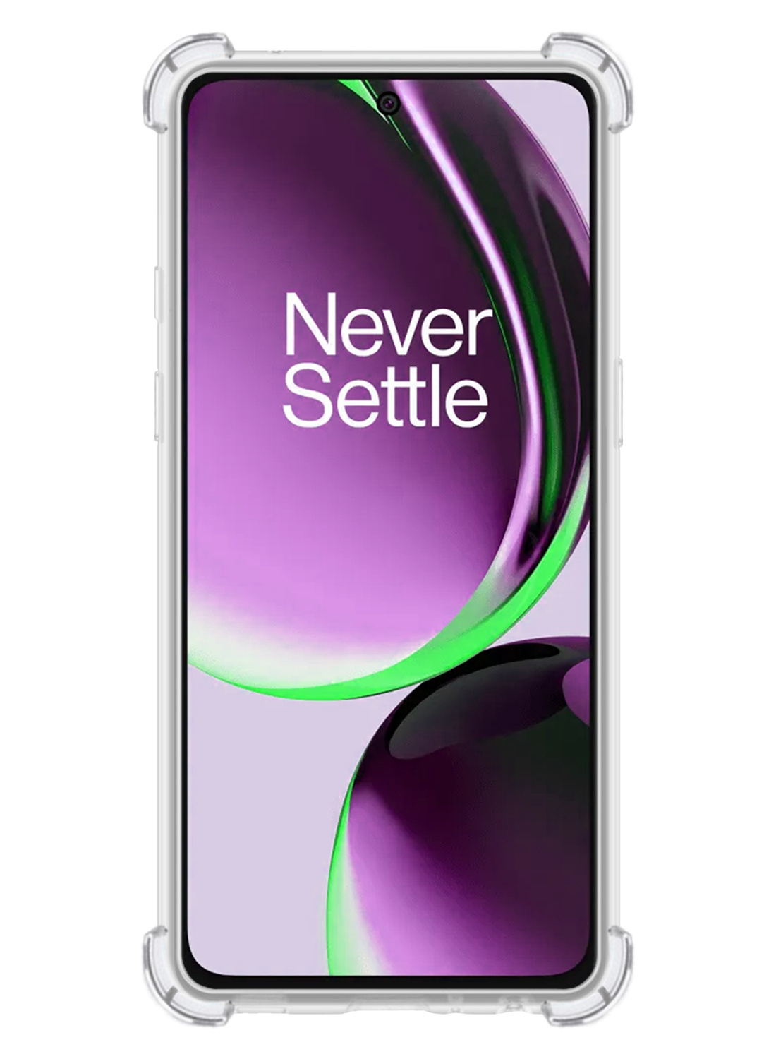 NoXx Hoes Geschikt voor OnePlus Nord CE 3 Lite Hoesje Siliconen Cover Shock Proof Back Case Shockproof Hoes Met 2x Screenprotector - Transparant