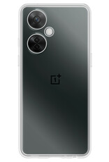 NoXx Hoes Geschikt voor OnePlus Nord CE 3 Lite Hoesje Cover Siliconen Back Case Hoes Met Screenprotector - Transparant