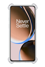 Nomfy Hoesje Geschikt voor OnePlus Nord CE 3 Lite Hoesje Shock Proof Cover Case Shockproof Met Screenprotector - Hoes Geschikt voor OnePlus Nord CE 3 Lite Hoes Siliconen Back Case - Transparant