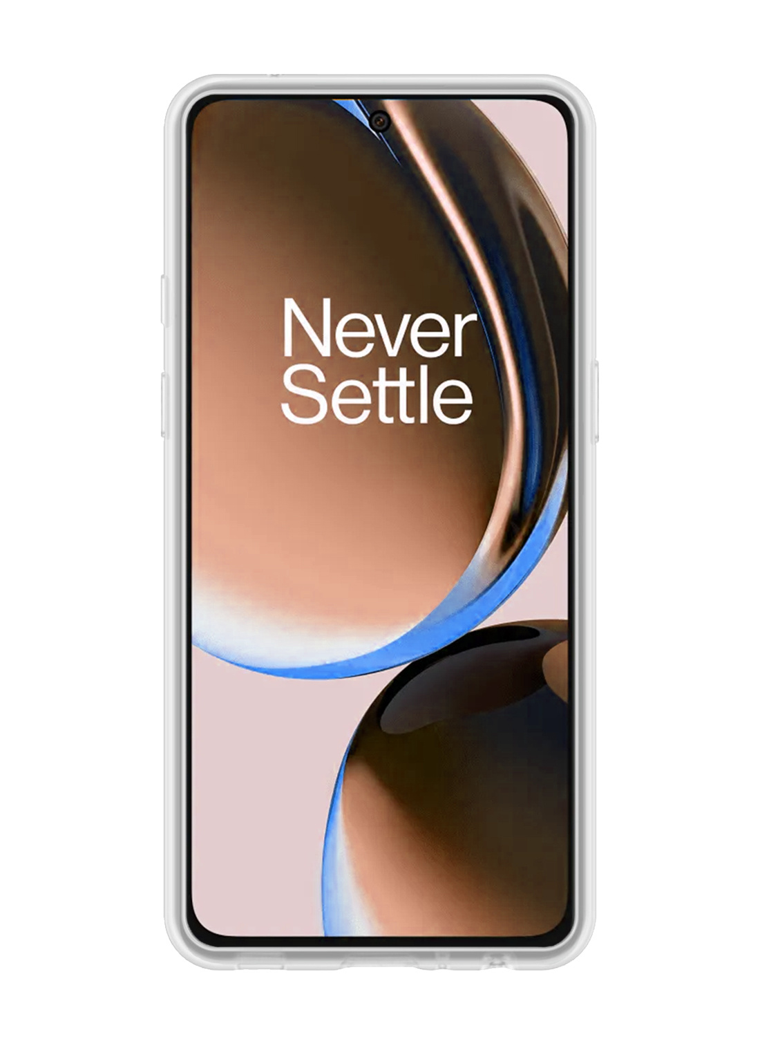 Nomfy Hoesje Geschikt voor OnePlus Nord CE 3 Lite Hoesje Siliconen Cover Case - Hoes Geschikt voor OnePlus Nord CE 3 Lite Hoes Back Case - 2-PACK - Transparant
