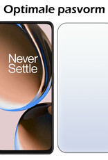 Nomfy Hoesje Geschikt voor OnePlus Nord CE 3 Lite Hoesje Siliconen Cover Case Met Screenprotector - Hoes Geschikt voor OnePlus Nord CE 3 Lite Hoes Back Case - Transparant