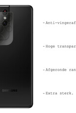 BASEY. Screenprotector Geschikt voor Samsung S21 Ultra Camera Screenprotector Tempered Glass Beschermglas Camera - Screenprotector Geschikt voor Samsung Galaxy S21 Ultra Camera Screen Protector - 3 Stuks