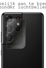 BASEY. Screenprotector Geschikt voor Samsung S21 Ultra Camera Screenprotector Tempered Glass Beschermglas Camera - Screenprotector Geschikt voor Samsung Galaxy S21 Ultra Camera Screen Protector - 3 Stuks