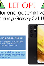 NoXx Screenprotector Geschikt voor Samsung S21 Ultra Camera Screenprotector Gehard Glas - Screenprotector Geschikt voor Samsung Galaxy S21 Ultra Screenprotector Camera Tempered Glass