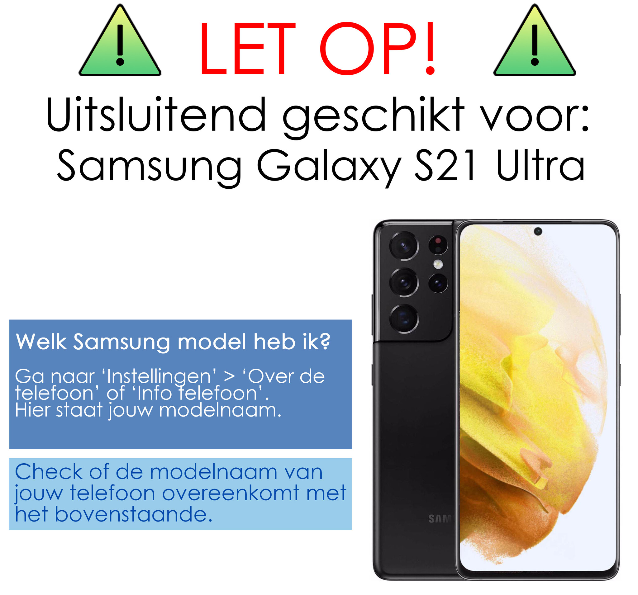 NoXx Screenprotector Geschikt voor Samsung S21 Ultra Camera Screenprotector Gehard Glas - Screenprotector Geschikt voor Samsung Galaxy S21 Ultra Screenprotector Camera Tempered Glass