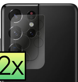 NoXx NoXx Samsung Galaxy S21 Ultra Camera Screenprotector - 2 PACK