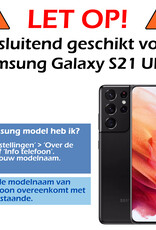 Nomfy Screenprotector Geschikt voor Samsung S21 Ultra Camera Screen Protector Beschermglas - Screenprotector Geschikt voor Samsung Galaxy S21 Ultra Camera Screenprotector Tempered Glass