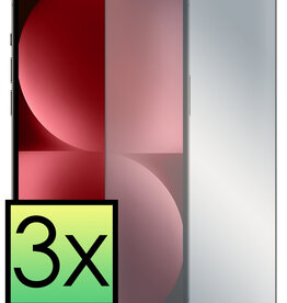 NoXx NoXx iPhone 15 Screenprotector Privacy - 3 PACK