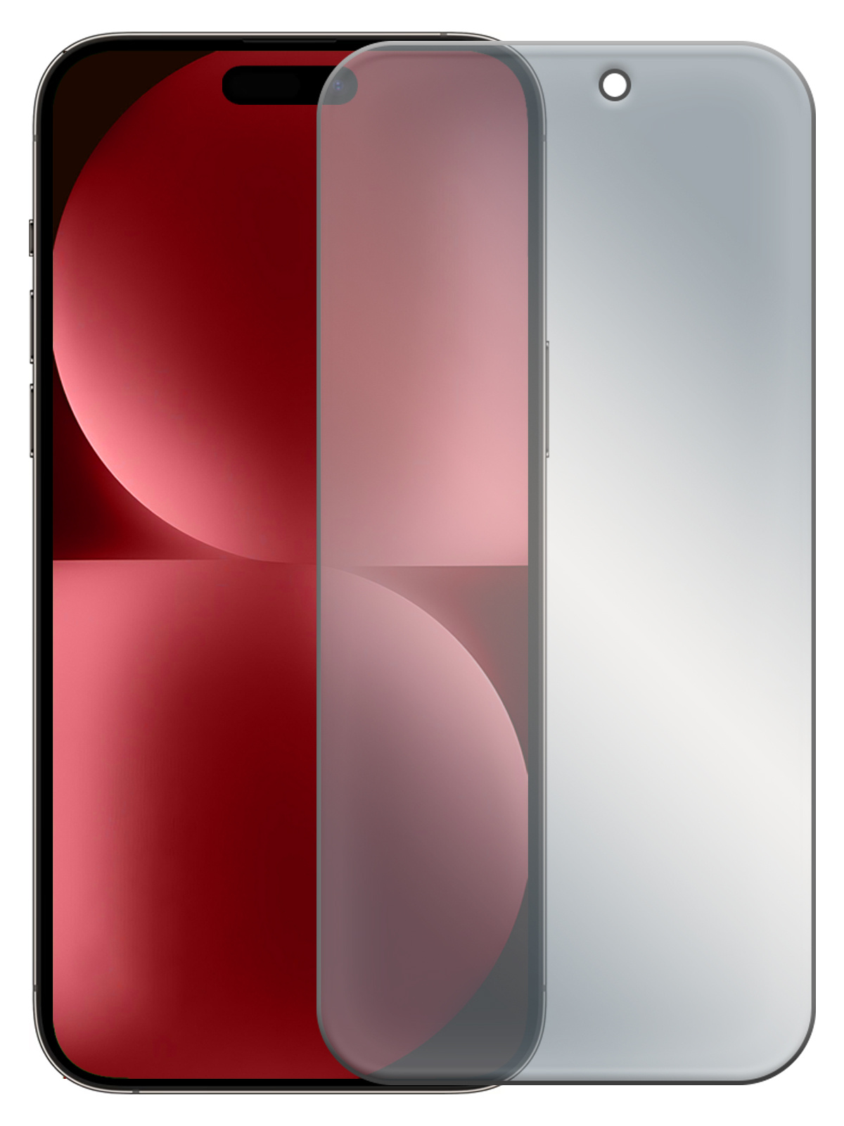 NoXx Screenprotector Geschikt voor iPhone 15 Pro Max Screenprotector Privacy Tempered Glass Gehard Glas Display Cover