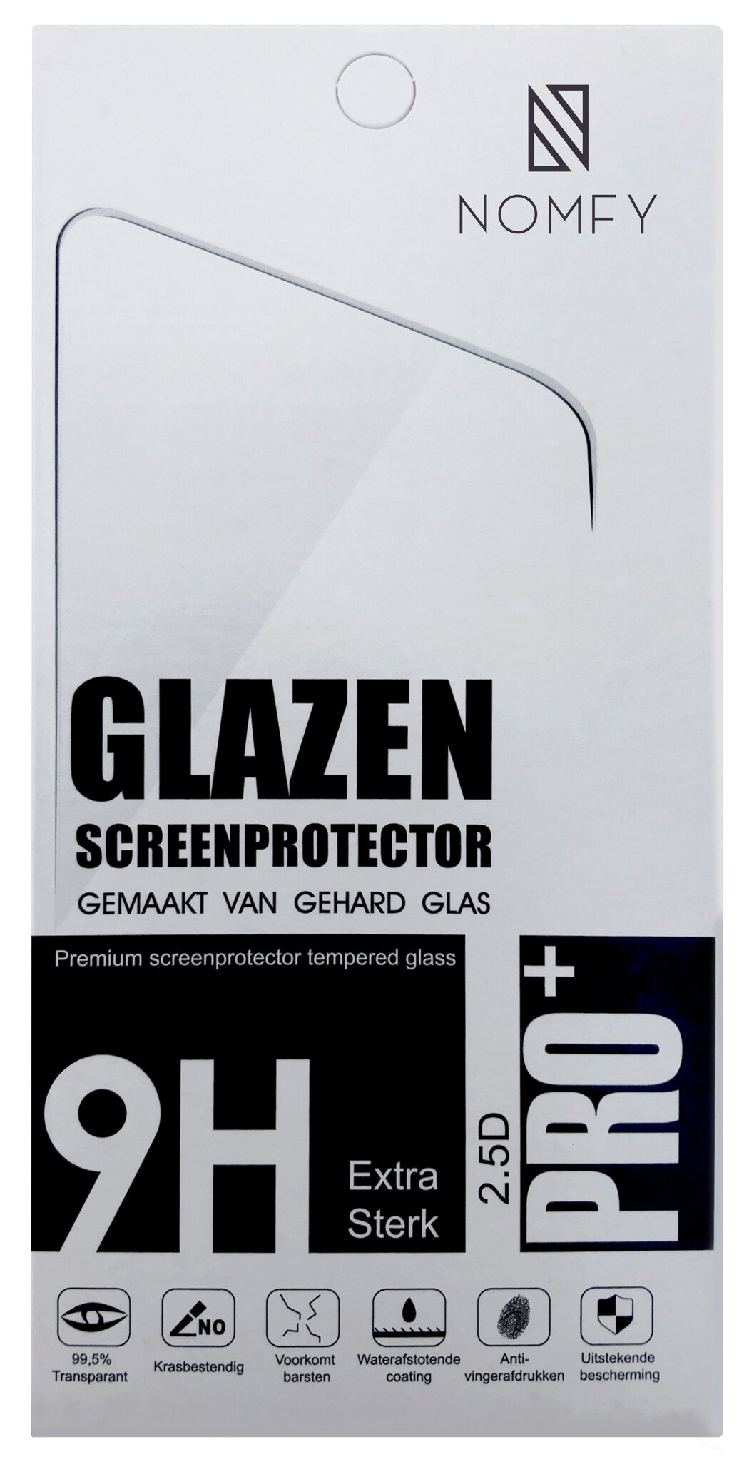 Nomfy Screenprotector Geschikt voor iPhone 15 Plus Screenprotector Privacy Bescherm Glas - Screenprotector Geschikt voor iPhone 15 Plus Privacy Screenprotector Tempered Glass
