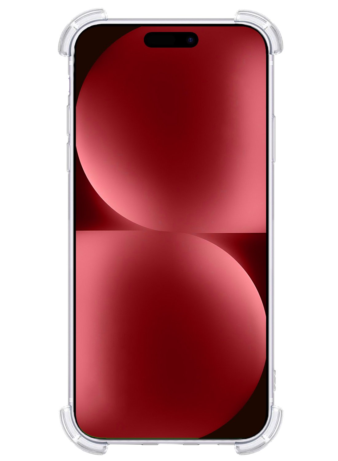 NoXx Hoes Geschikt voor iPhone 15 Pro Hoesje Siliconen Cover Shock Proof Back Case Shockproof Hoes - Transparant