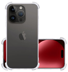 NoXx NoXx iPhone 15 Pro Max Hoesje Shockproof - Transparant