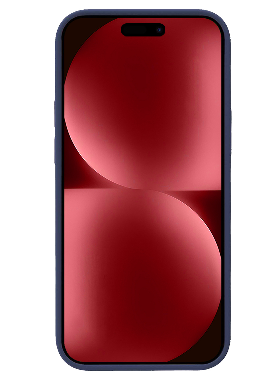 NoXx Hoes Geschikt voor iPhone 15 Hoesje Cover Siliconen Back Case Hoes - Donkerblauw