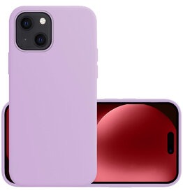 NoXx NoXx iPhone 15 Hoesje Siliconen - Lila