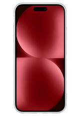 NoXx Hoes Geschikt voor iPhone 15 Hoesje Cover Siliconen Back Case Hoes - Transparant
