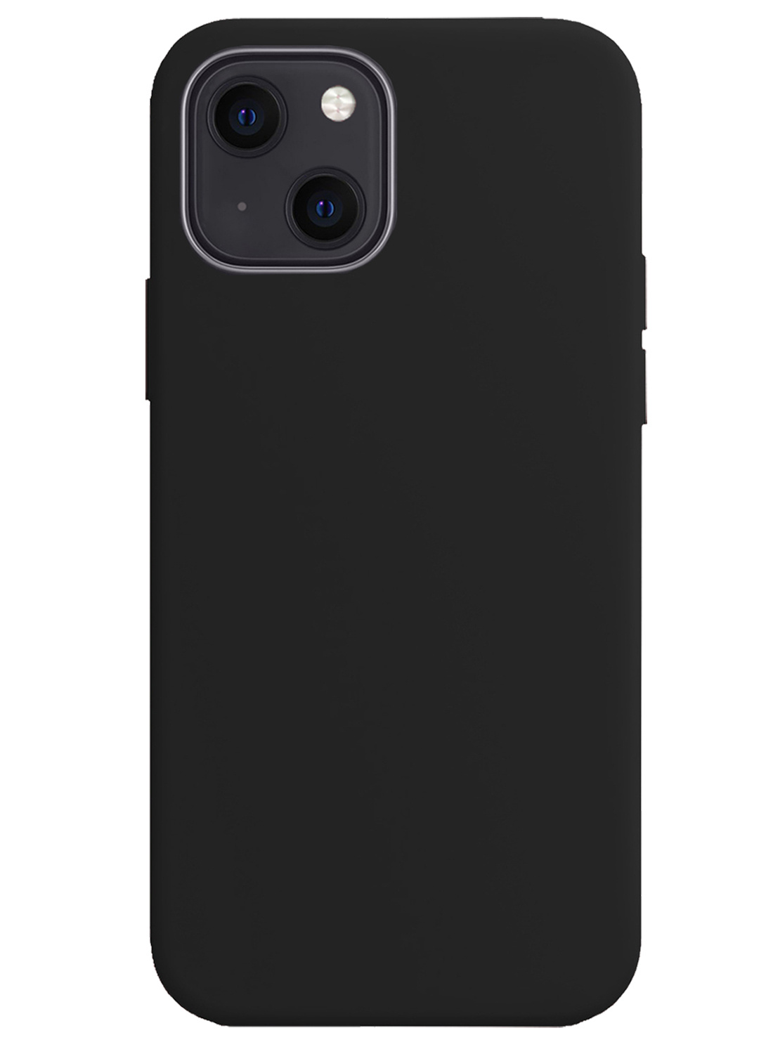 NoXx Hoes Geschikt voor iPhone 15 Hoesje Cover Siliconen Back Case Hoes - Zwart - 2x