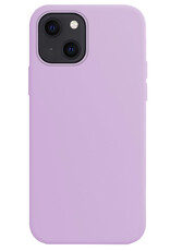 NoXx Hoes Geschikt voor iPhone 15 Plus Hoesje Cover Siliconen Back Case Hoes - Lila