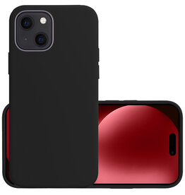 NoXx NoXx iPhone 15 Plus Hoesje Siliconen - Zwart