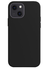 NoXx Hoes Geschikt voor iPhone 15 Plus Hoesje Cover Siliconen Back Case Hoes - Zwart - 2x