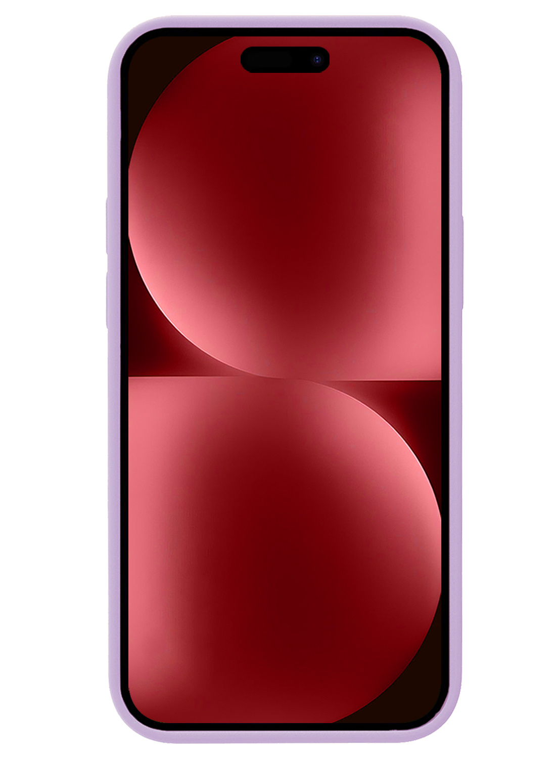 NoXx Hoes Geschikt voor iPhone 15 Pro Hoesje Cover Siliconen Back Case Hoes - Lila - 2x